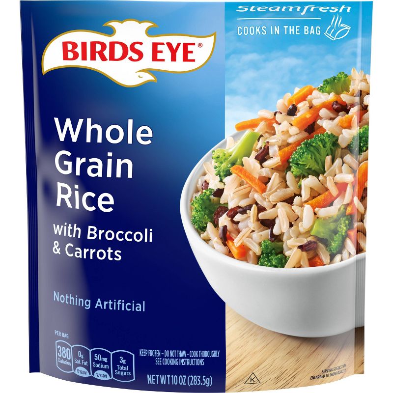 Birds Eye Steamfresh Frozen Whole Grain Rice with Broccoli & Carrots - 10oz