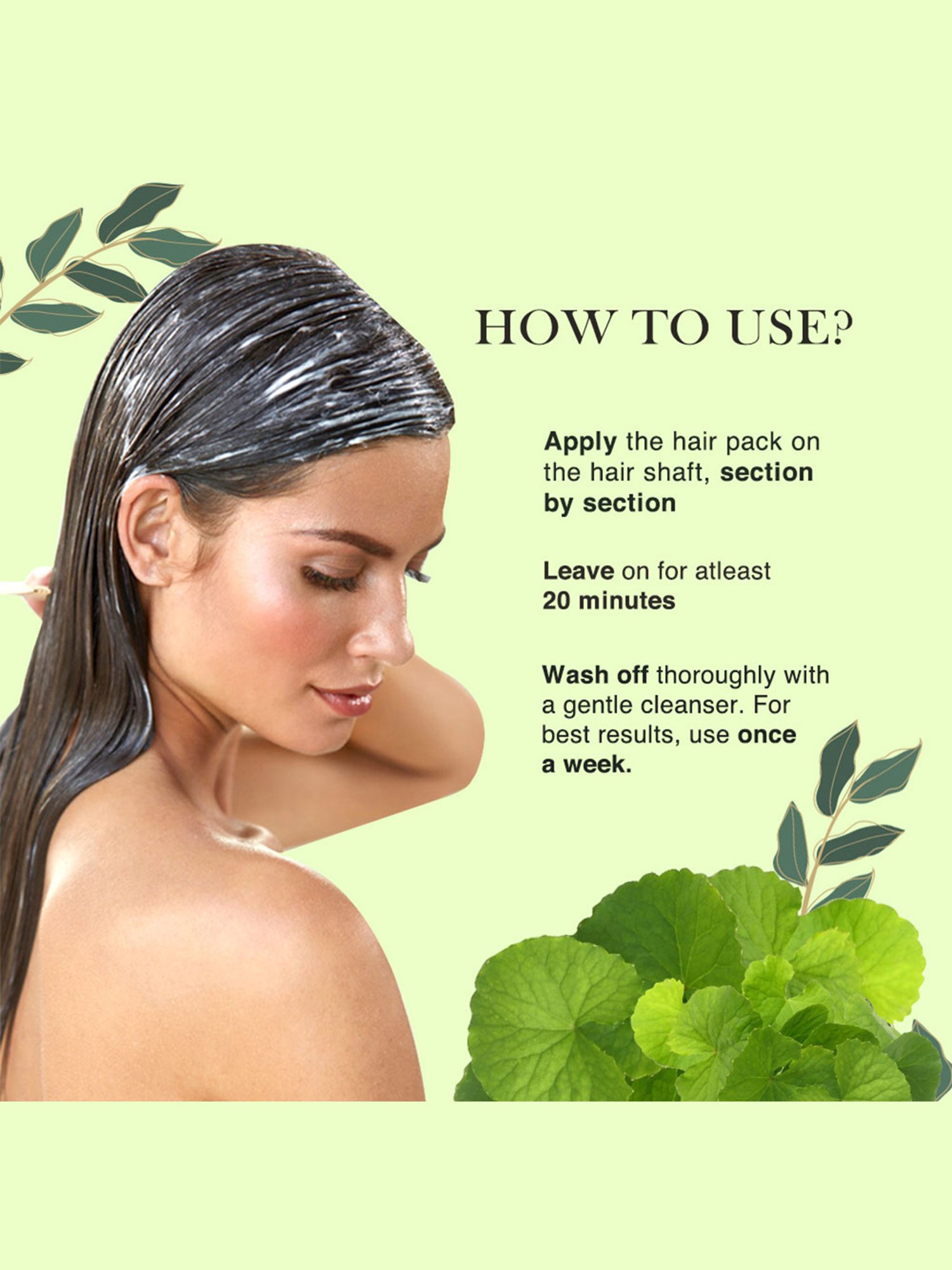 Richfeel Brahmi Intensive Repair Hair Pack - Pack of 3