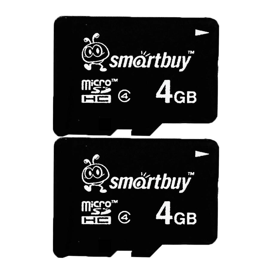 Smartbuy Micro SDHC Class 4 TF Flash Memory Card SD HC C4 Fast Speed for Camera Mobile Phone Tab GPS MP3 TV (4GB - 1 Pack)