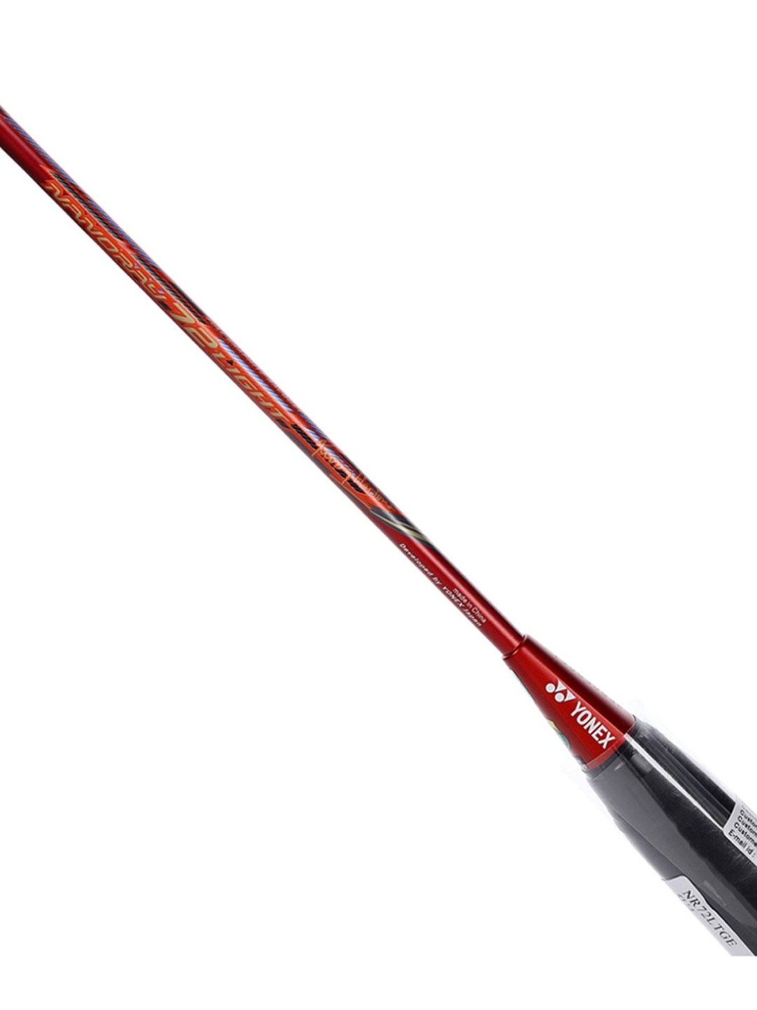 YONEX BADMINTON RACQUET NANORAY 72LIGHT 5U (Avg.78g) G5 DARK RED