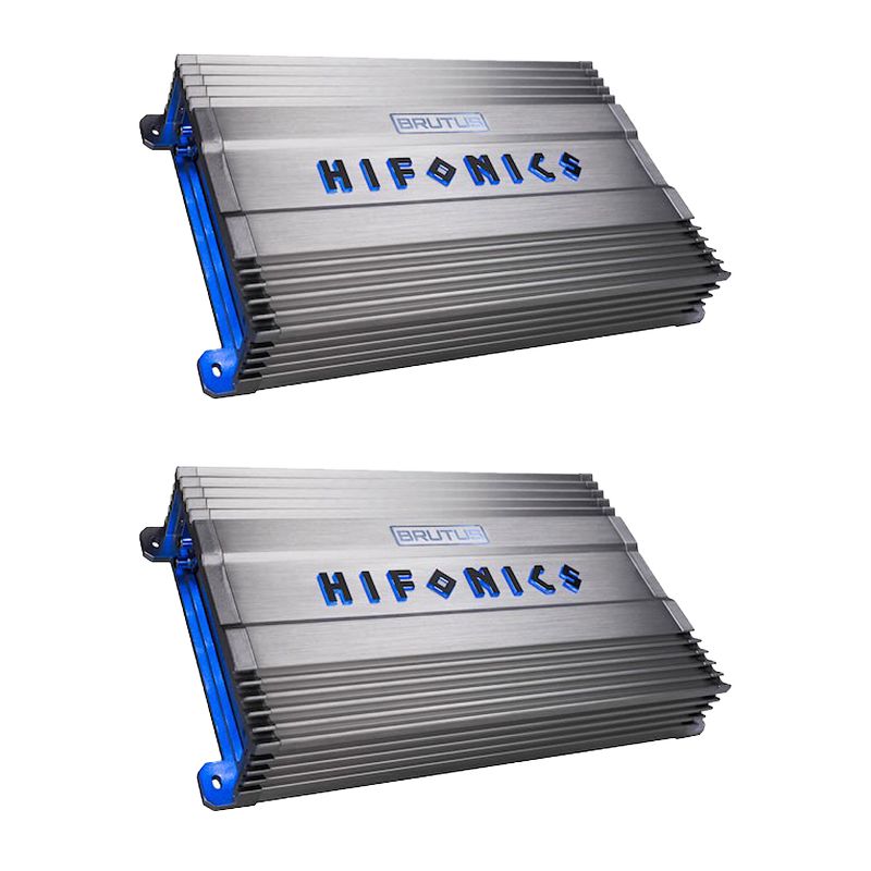 Hifonics BG-1300.1D Brutus Gamma Mono D 1300W Car Audio Subwoofer Amp Amplifer (2 Pack)
