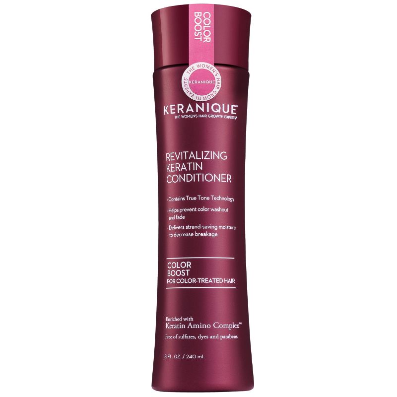 Keranique Color Boost Revitalizing Keratin Conditioner for Color-Treated Hair - 8 fl oz