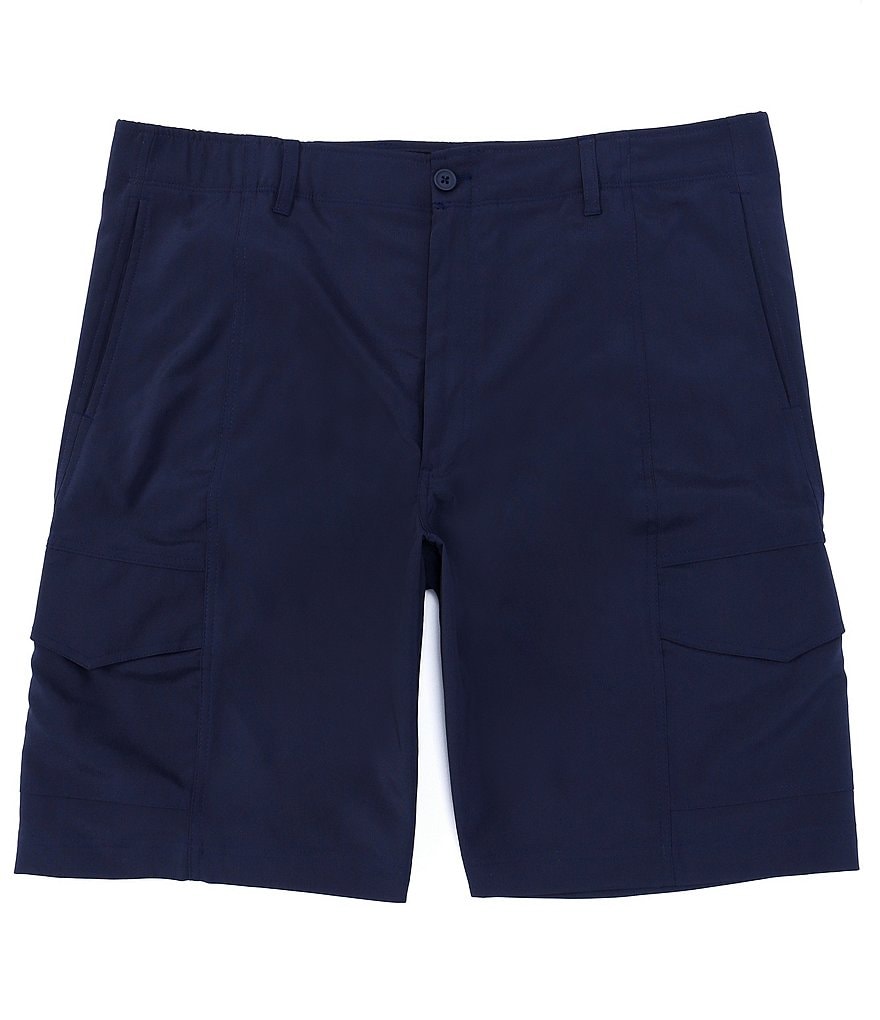 Caribbean Big and Tall 9#double; and 11#double; Inseam Knit Jacquard Shorts