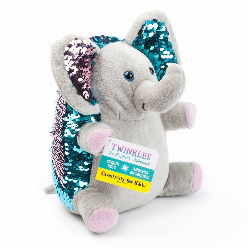 Creativity for Kids Twinkles the Elephant Sequin Pets