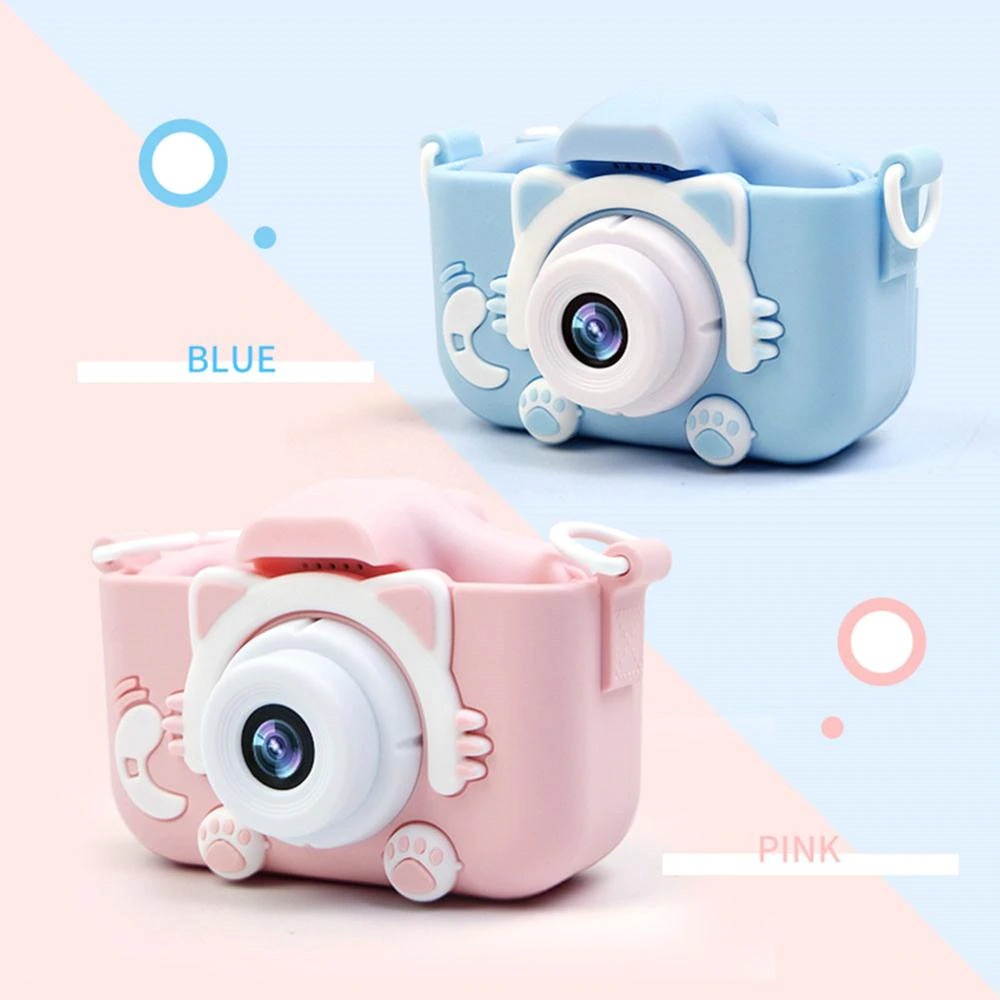 X5S Mini Kids Toy Camera 2.0'' 20MP IPS Screen HD 1080P Children Digital Photo Camera with 600mAh Lithium Battery Christmas Gift