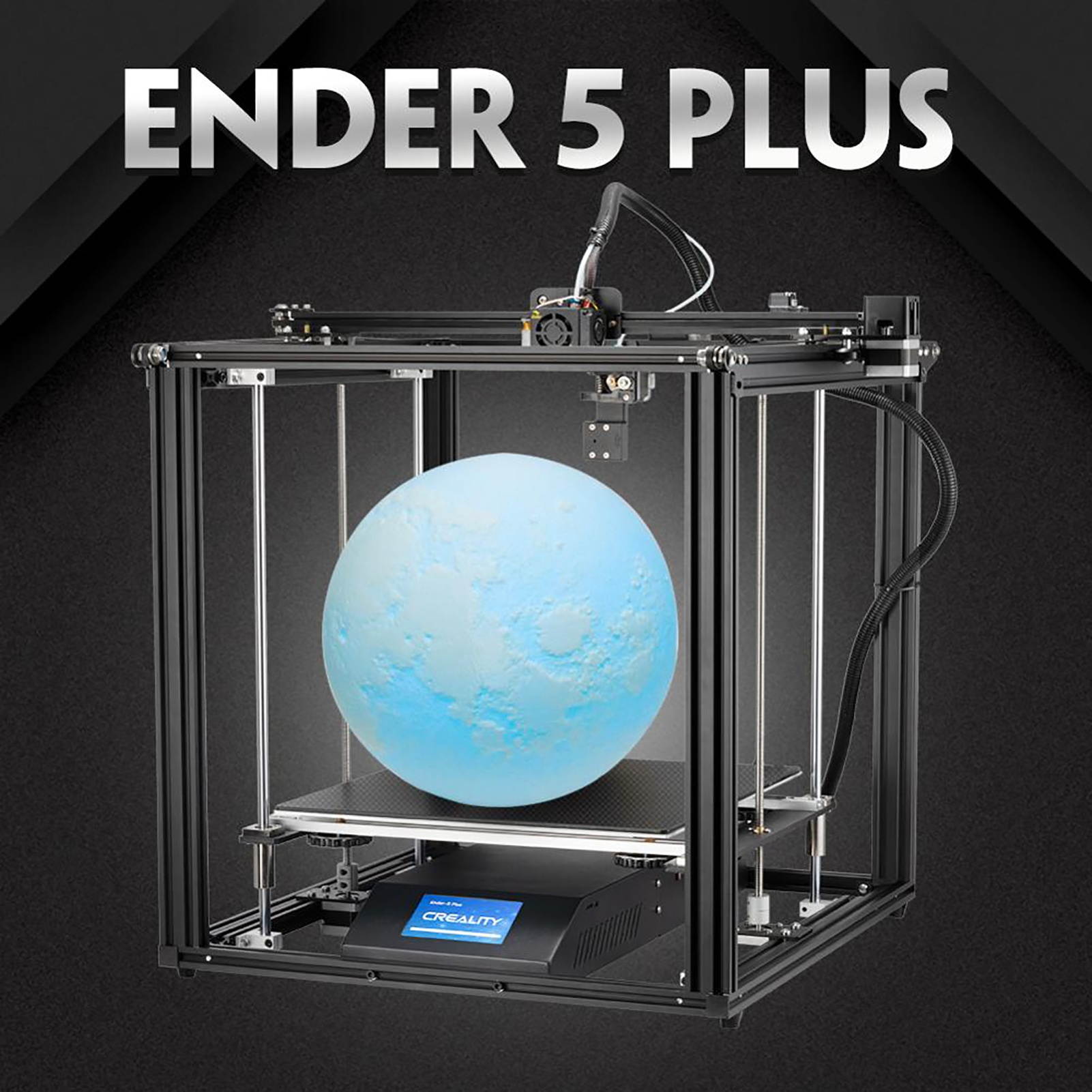 Creality Ender 5 Plus 3D Printer with BL Touch, Tempered Glass Plate and Touch Color Screen, Large Build Volumn 350X350X400mm