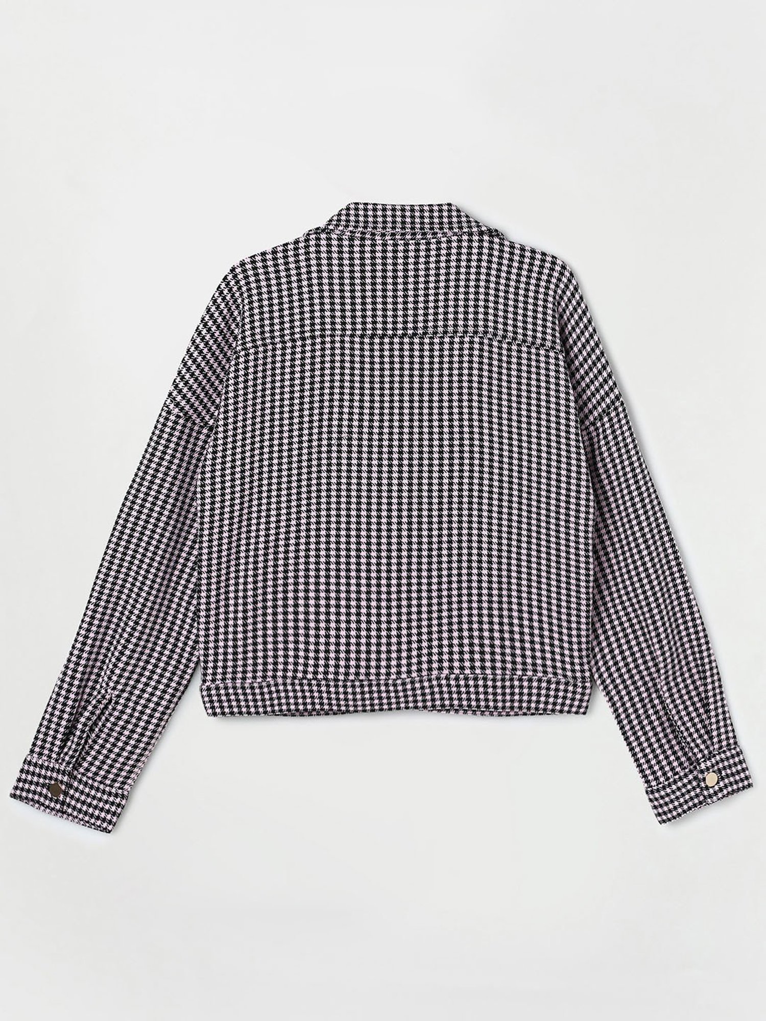 Fame Forever by Lifestyle Pink Self Design Full Sleeves Jacket