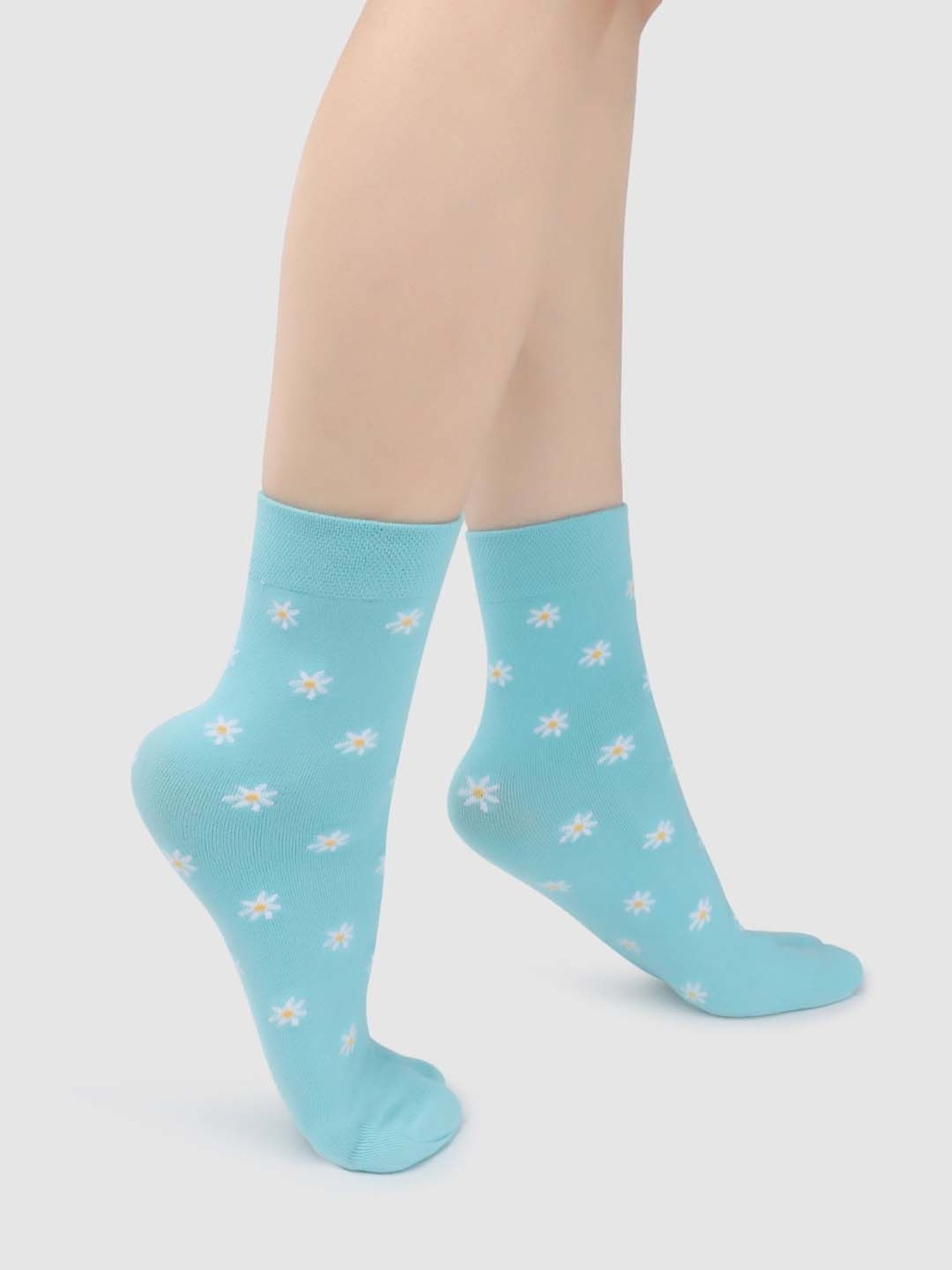 NEXT2SKIN Pink & Blue Cotton Ankle Socks - Pack Of 3