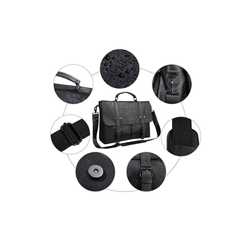 Messenger Bag for Men Vintage Laptop Bag Briefcase Satchel