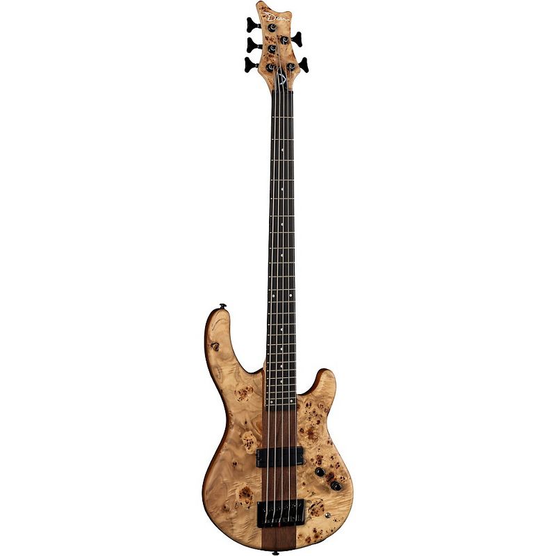Dean Edge Pro Select Burled Poplar Electric Bass Satin Natural