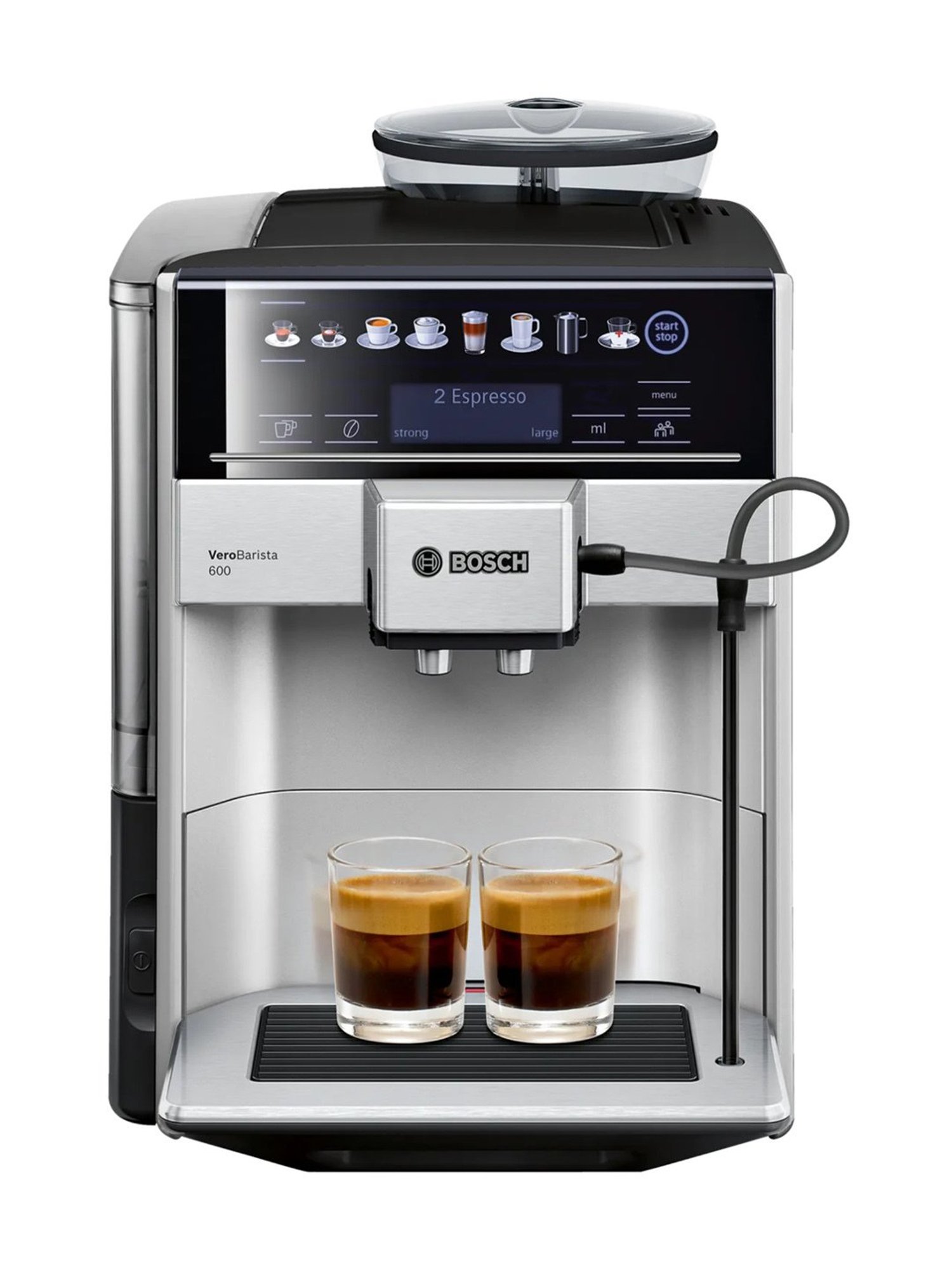 Nespresso Vertuo Plus  Coffee and Espresso Machine by De'Longhi with Aeroccino, Red
