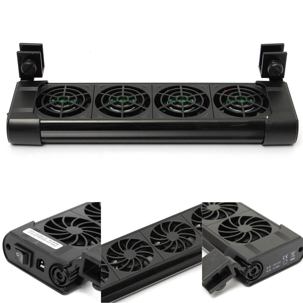 1PCS 160L DV 12V Cooling Coldwind Four 4 Fans Aquarium Chillers For Fish Tanks -