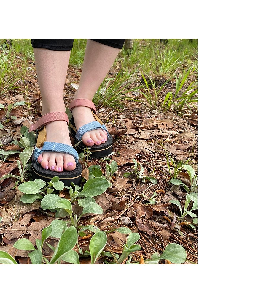 Teva Women's Flatform Universal Colorblock Sandals