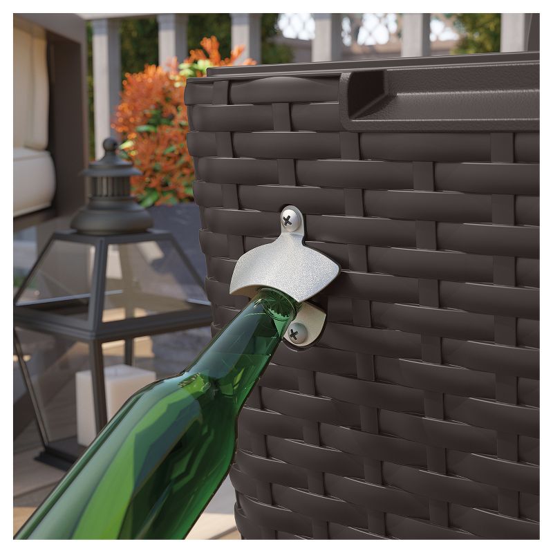 Slat Top Serving Cart - Gray - Apollo Outdoor