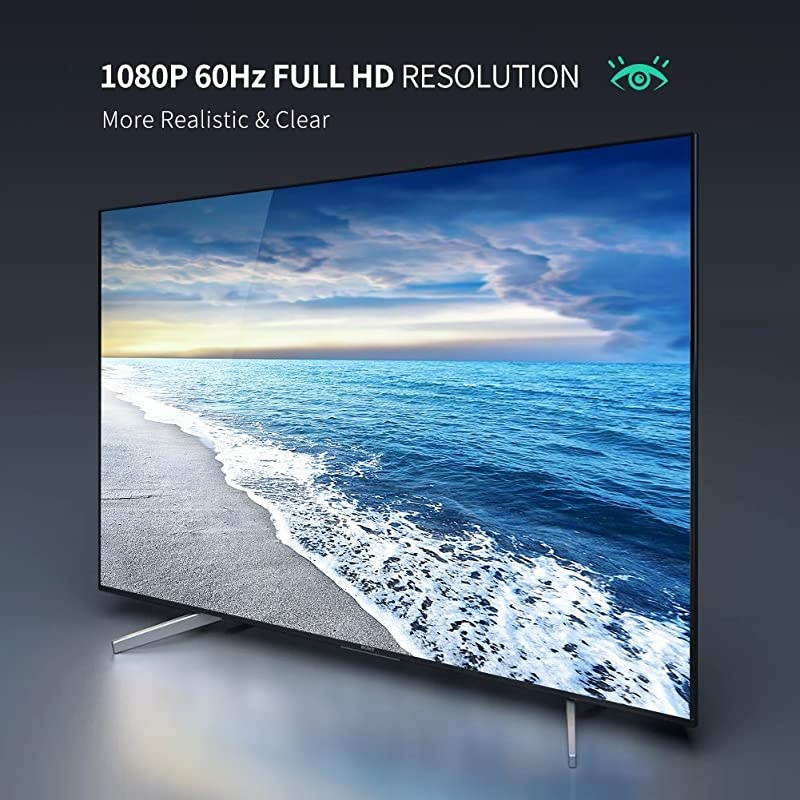 Active HDMI to VGA Adapter with 35mm Audio Jack HDMI Female to VGA Male Converter Compatible for TV Stick Raspberry Pi Laptop PC Tablet Digital Camera Nintendo Switch