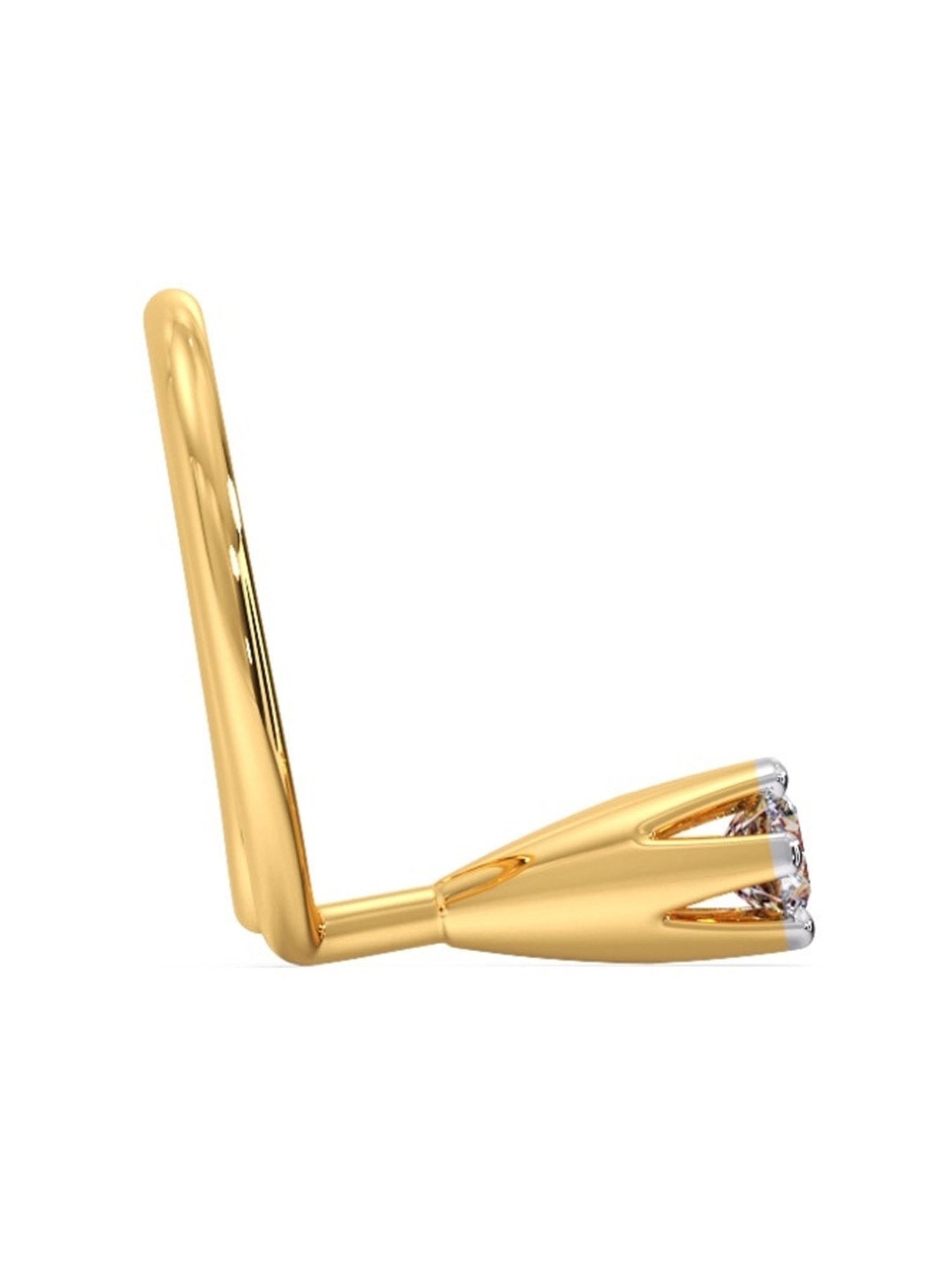 Joyalukkas 18k Gold & Diamond Nosepin