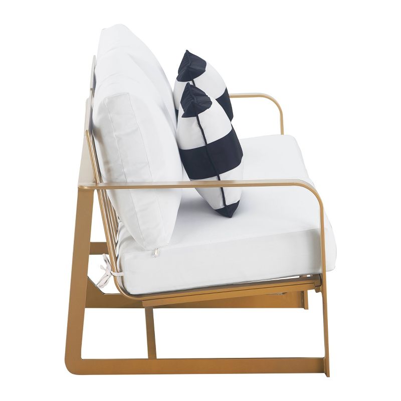 Mirabelle Outdoor Sofa  - Gold - Adore Decor