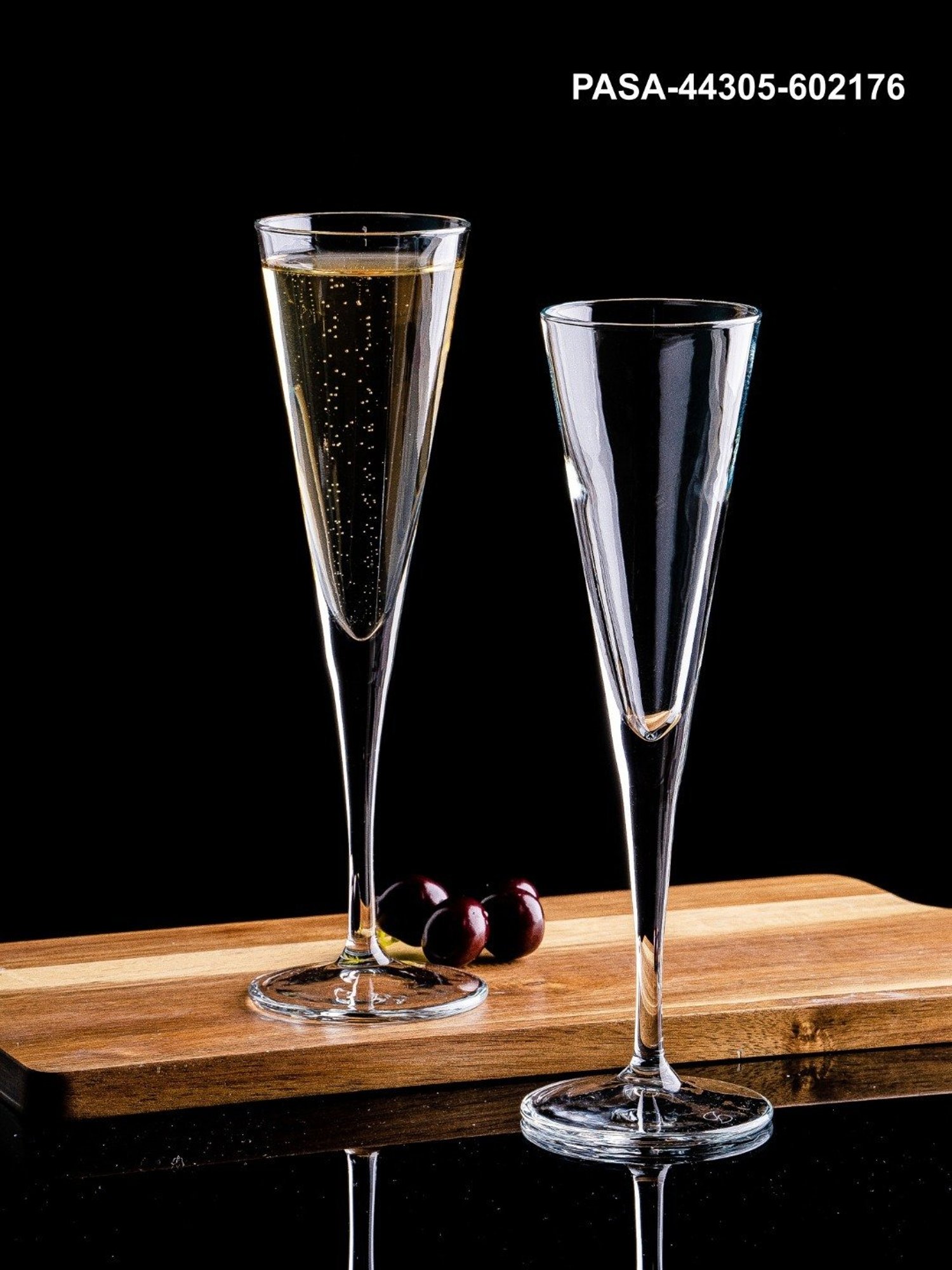 Pasabahce Transparent Glass Champagne Glass - Set of 6