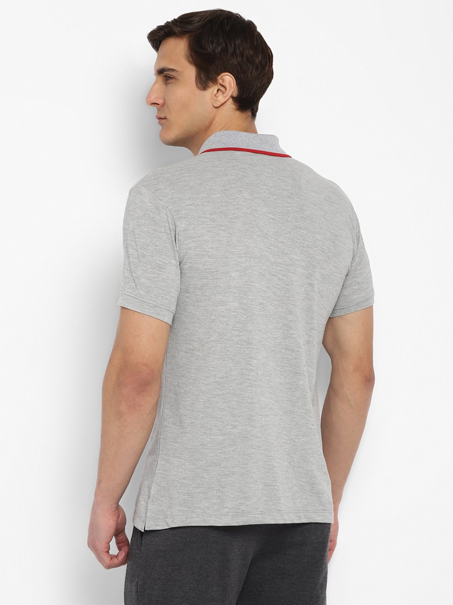 OFF LIMITS Grey Short Sleeves Polo T-Shirt