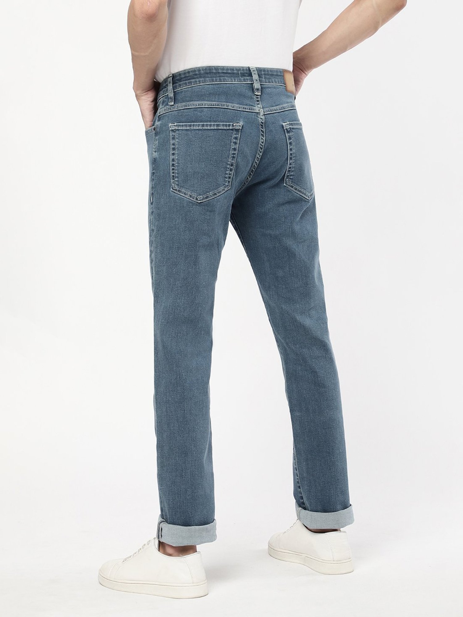 Passion Blue Comfort Fit Lightly Washed Jeans