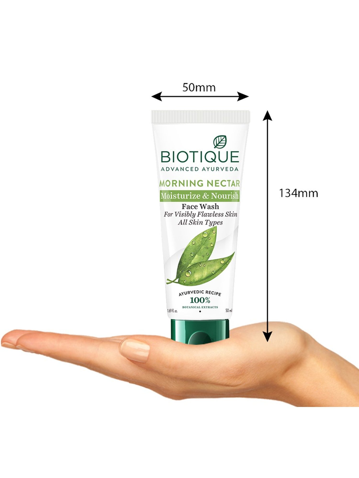 Biotique Morning Nectar Moisturizing & Nourish Face Wash - 50 ml