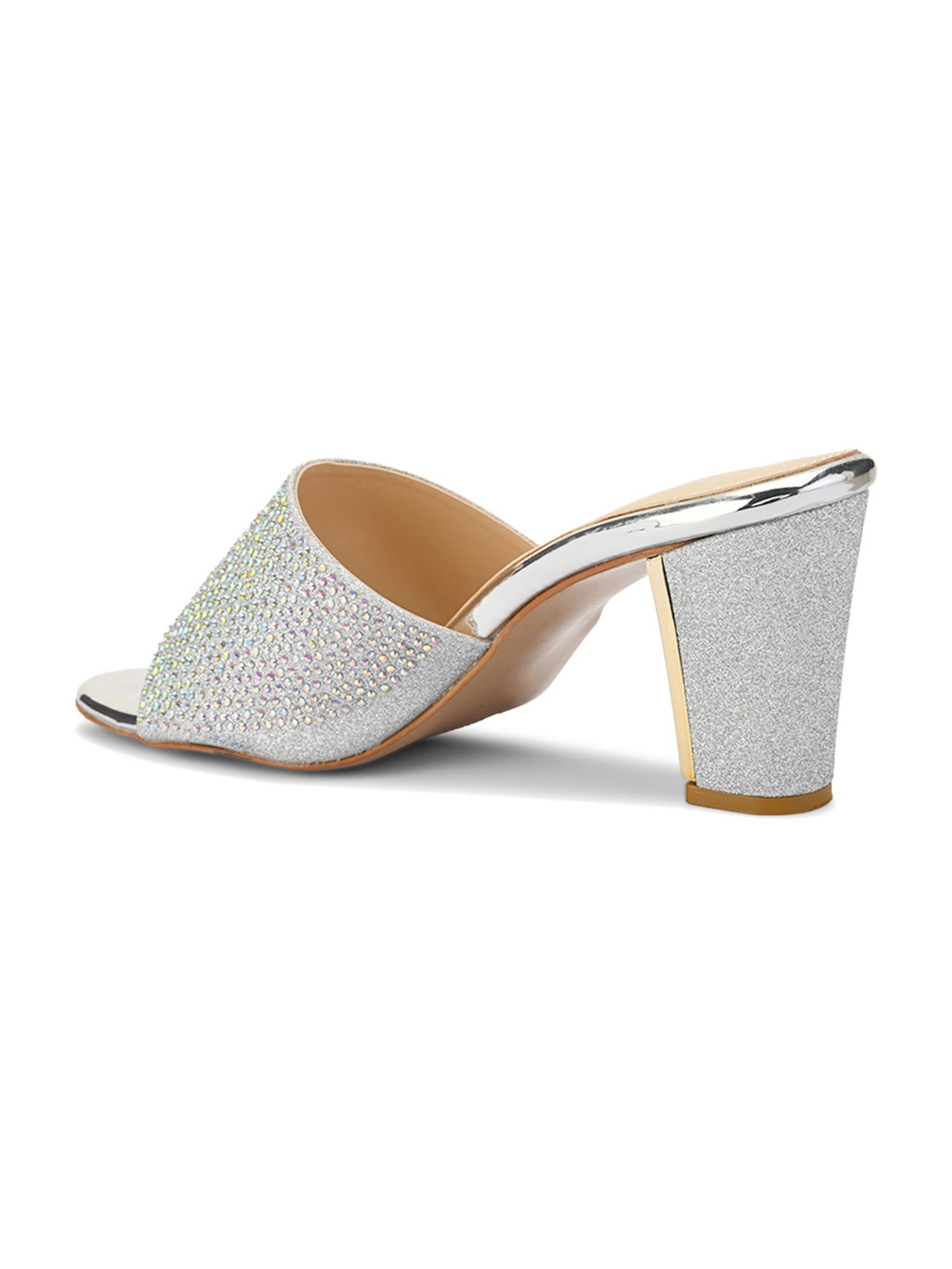 Pelle Albero Women's Silver Ethnic Sandals