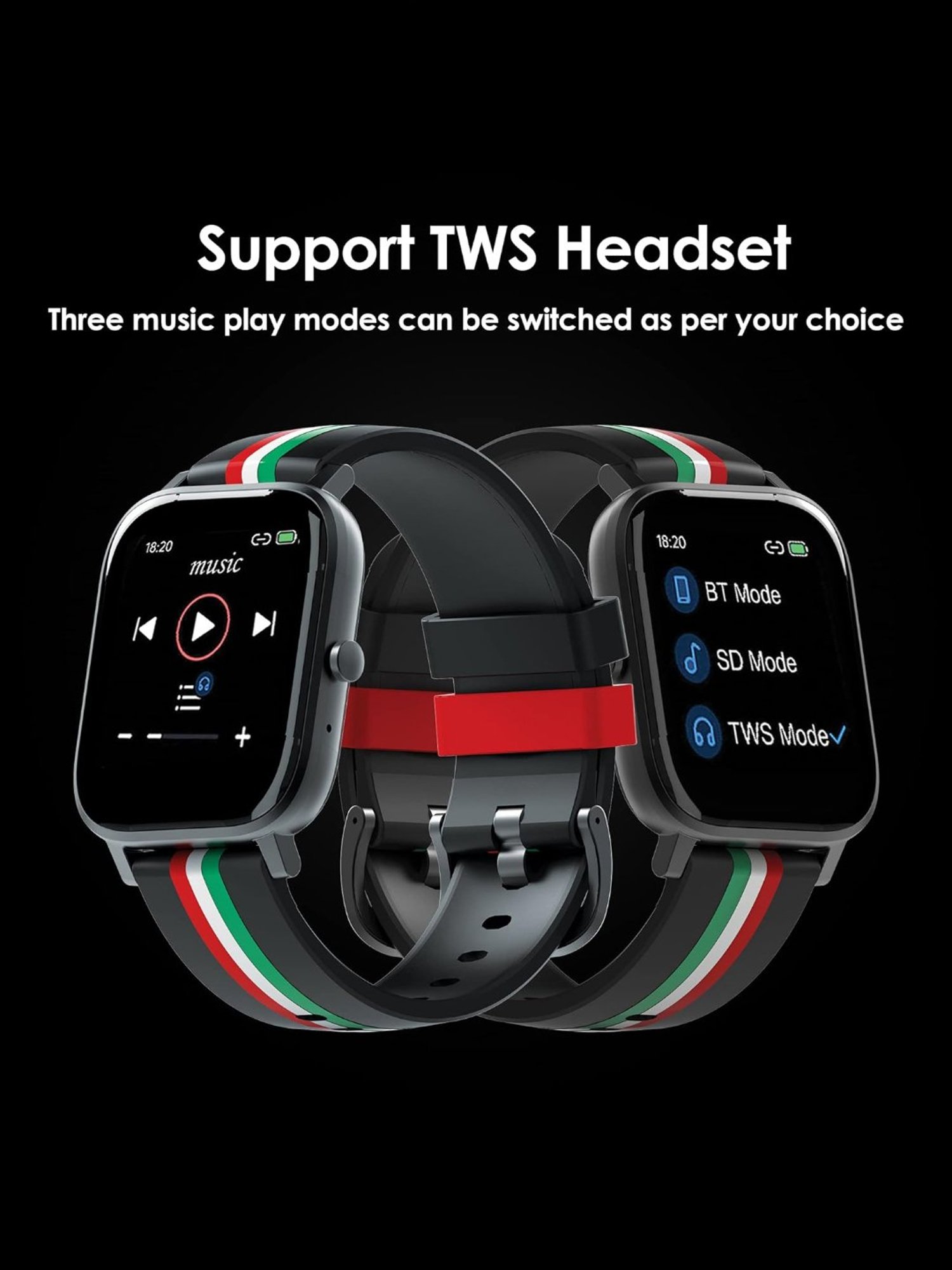 Probus P12 Full Touch Screen Smartwatch (Multicolor)