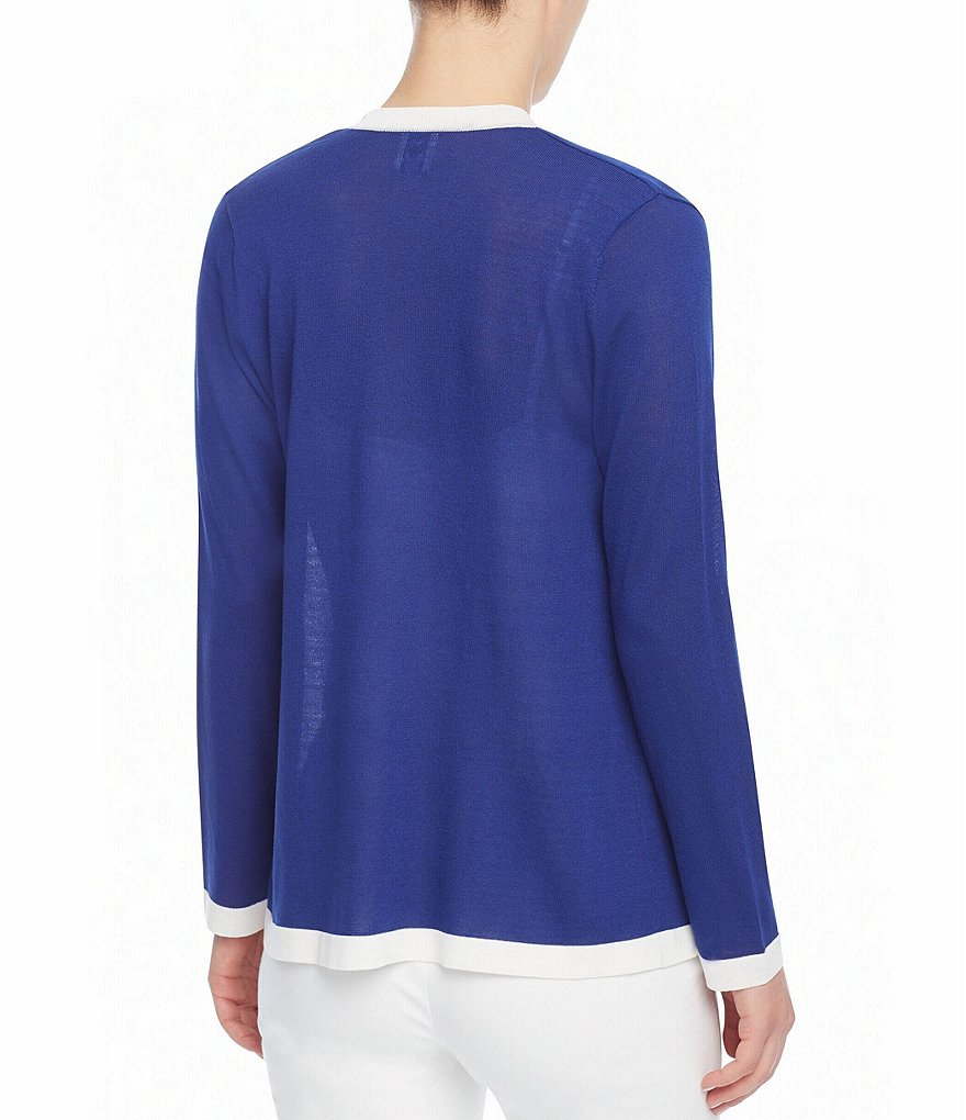 Kasper Glen Plaid Notch Lapel Two Button Front Pocket Jacket