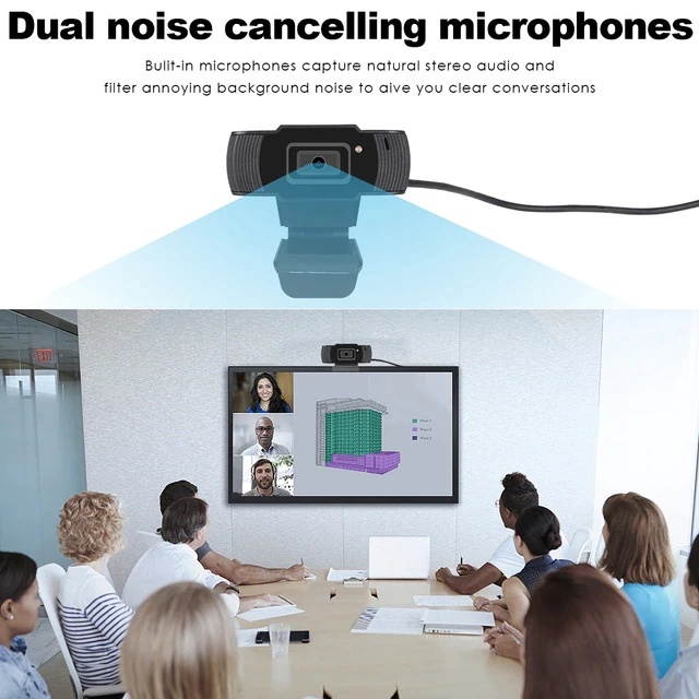 Webcam with Microphone, 1080P HD Streaming USB Computer Webcam for PC Video Conferencing/Calling/Gaming, Laptop/Desktop Mac, Skype/YouTube/Zoom/Facetime115