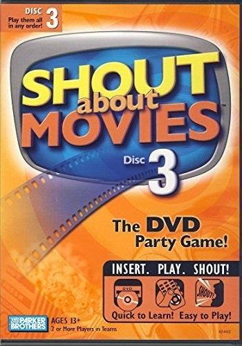 shout about movies, volume 3  dvd party game