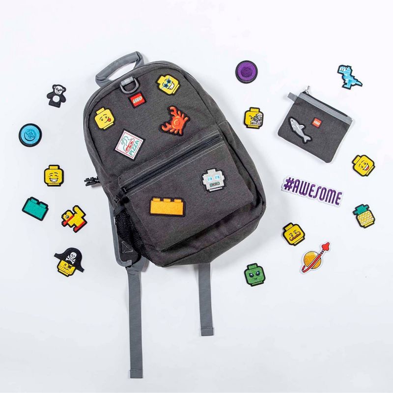LEGO Mystery Patch Series 2 16" Backpack - Gray