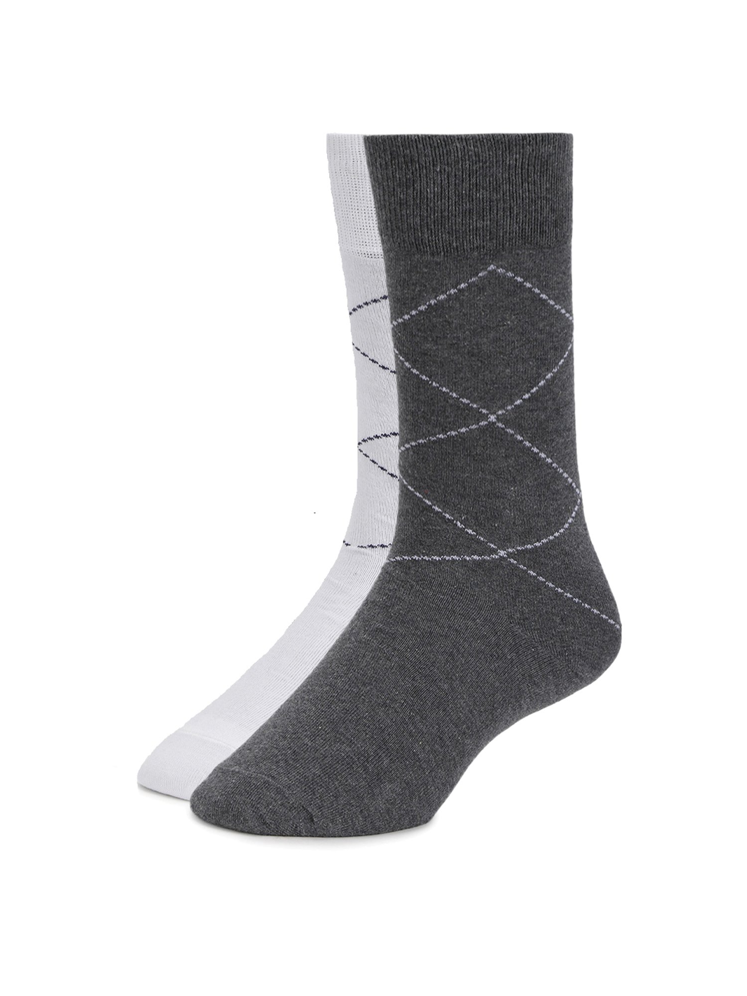 Sokker Multicolor Textured Socks - Pack of 2