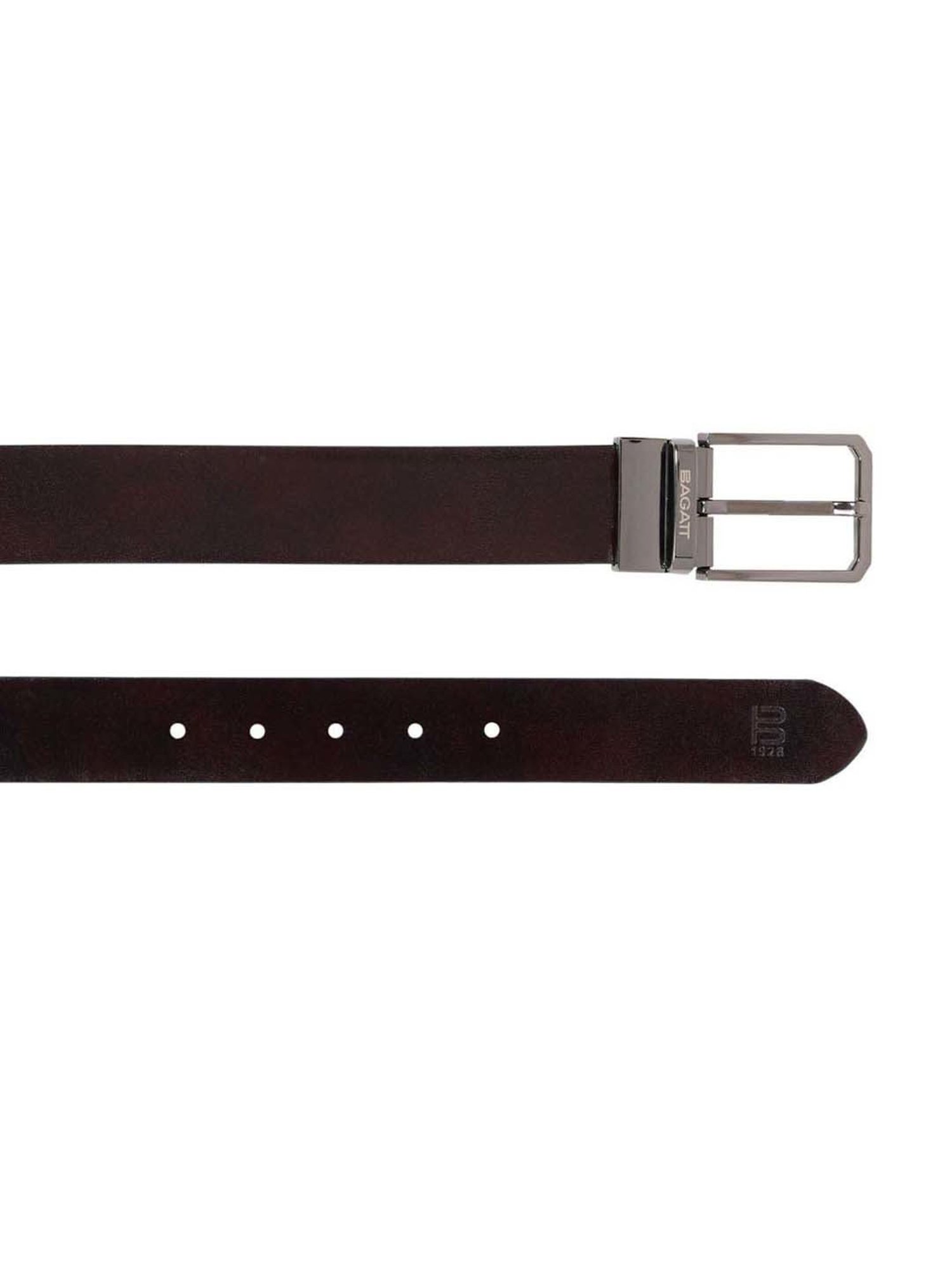 Bagatt Parma Black & Brown Leather Reversible Belt for Men