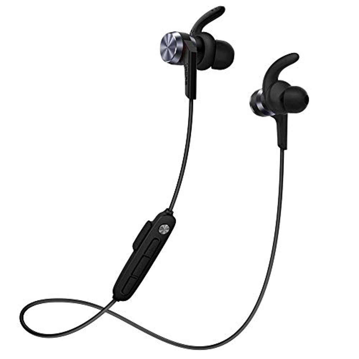 1MORE iBFree Bluetooth 4.2 Sports Earphones Wireless Headphones IPX6 Waterproof Anti Slip with Microphone - E1018BT Black