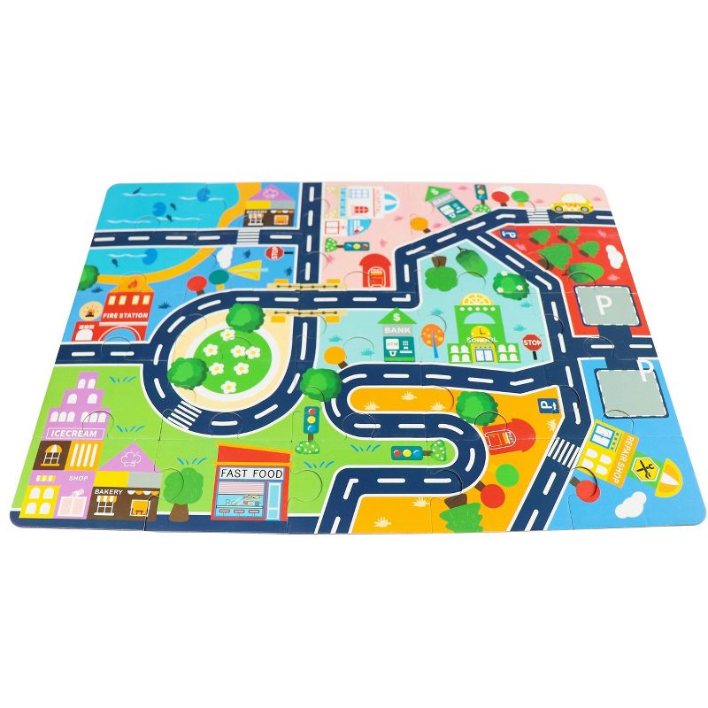 Childcraft Corrugated Building Blocks, Various Sizes, Primary Colors, set of 84