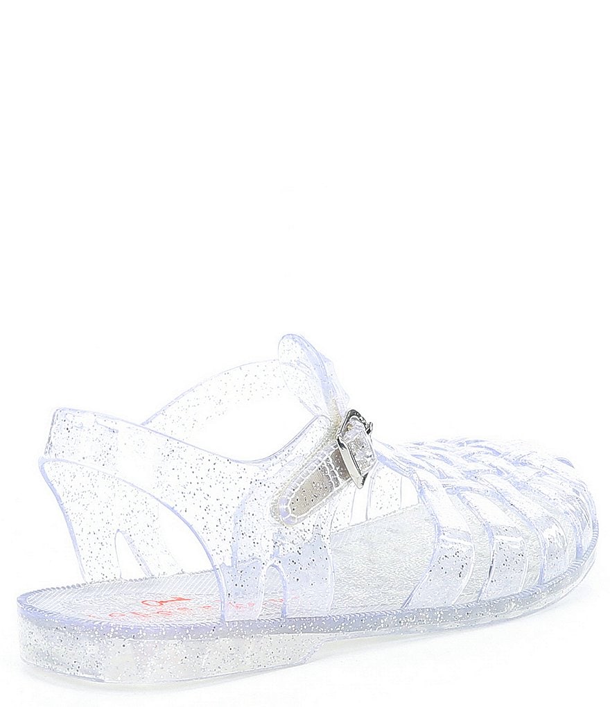 Copper Key Girls' Jelleee Fisherman Sparkle Jelly Sandals (Toddler)