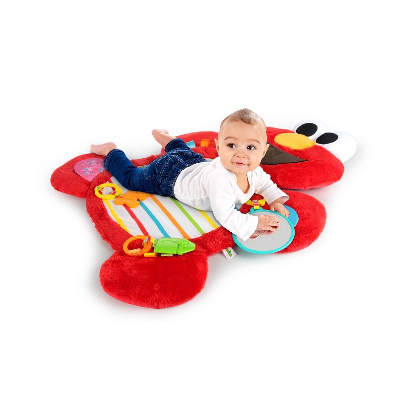 Bright Starts Sesame Street Tummy-Time Elmo Prop Mat