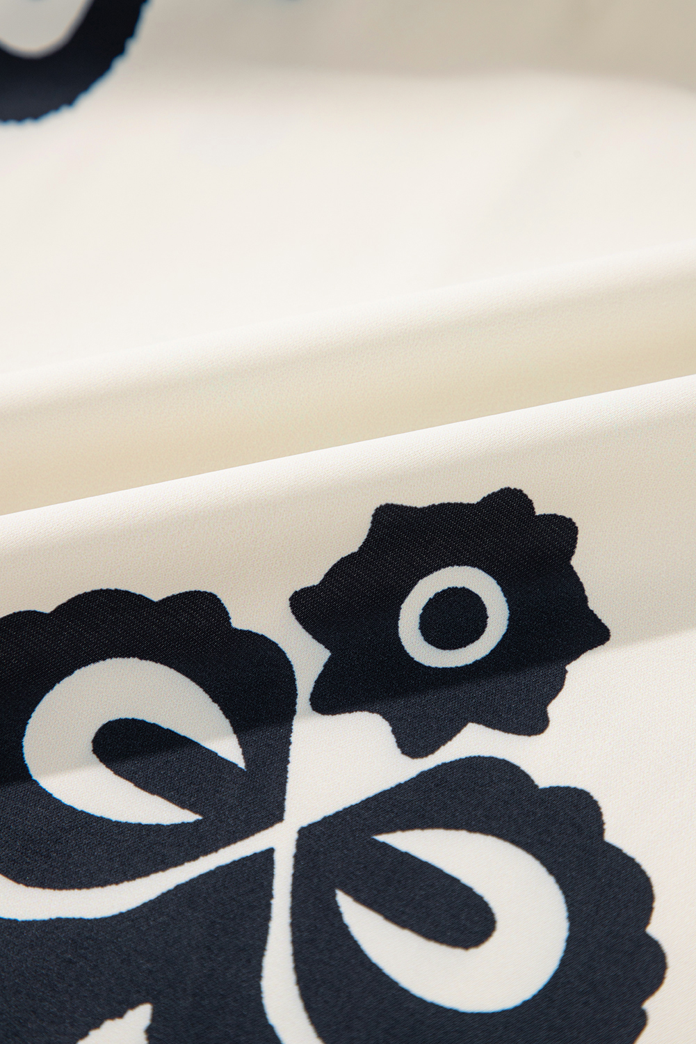 White Frill Mock Neck Sleeveless Tiered Floral Dress