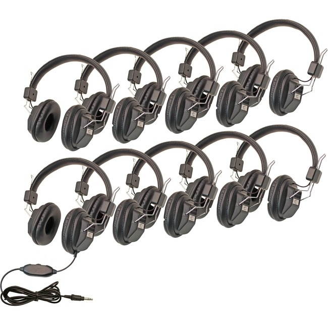 Califone 1534BK Kid's Wired Headphones