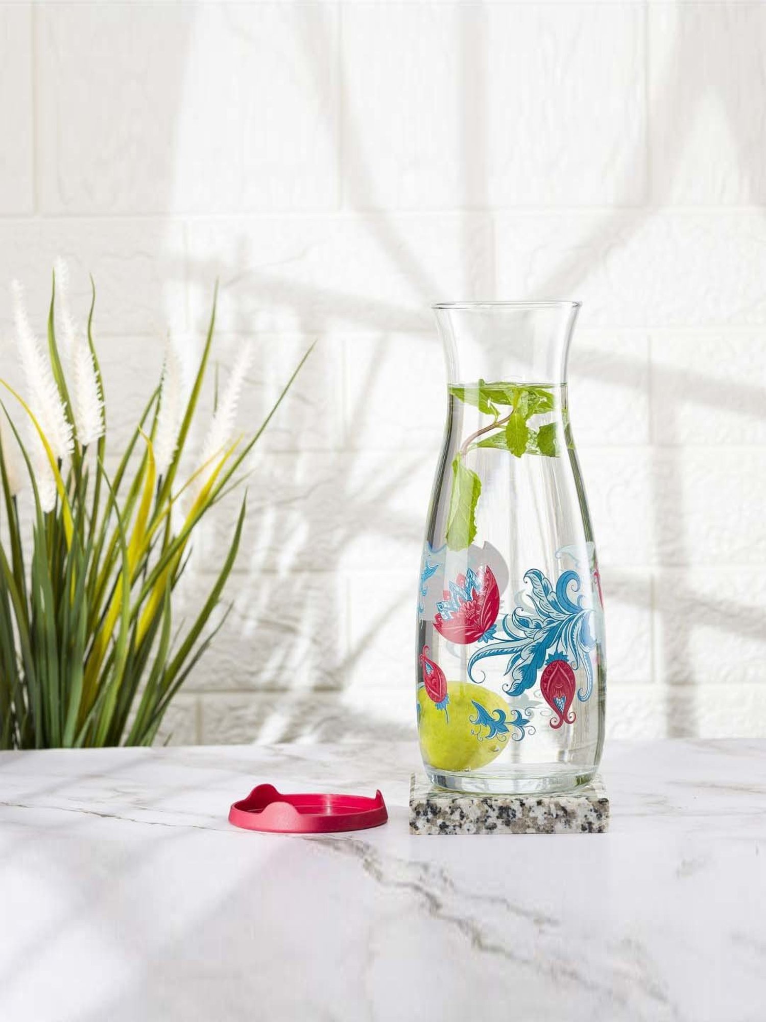 Pasabahce Transparent Victorian Caraffe Pitchers (1.18 L)