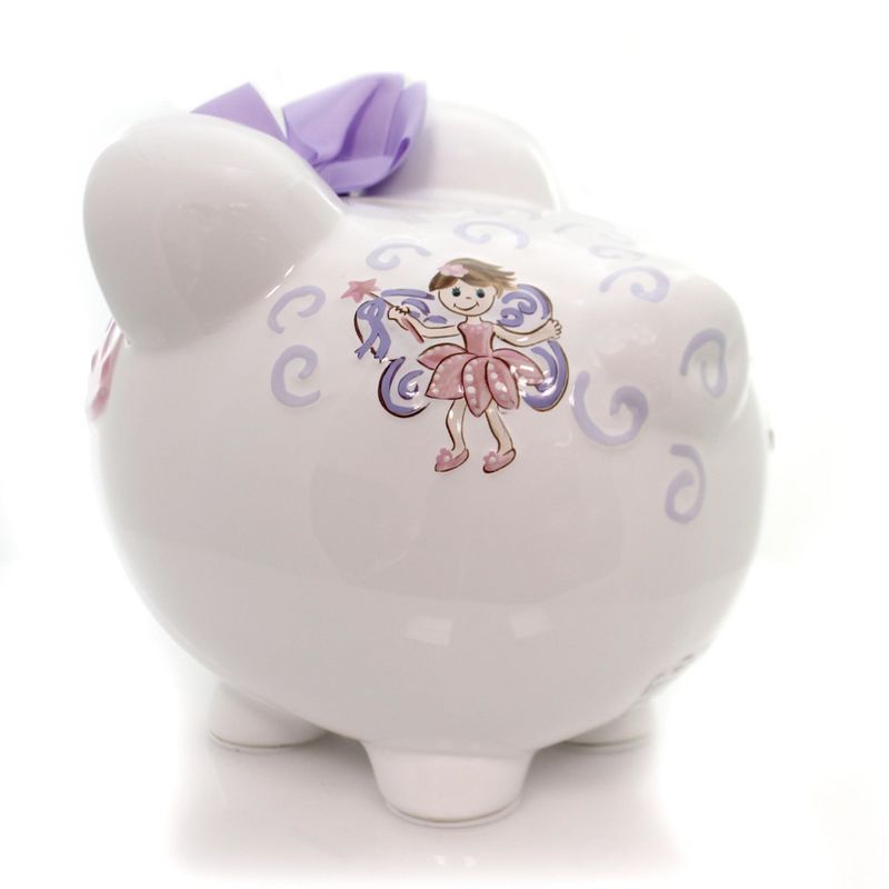 Bank 7.75" Fancy Fairy Castle Piggy Bank Crown Money Saver  -  Decorative Banks
