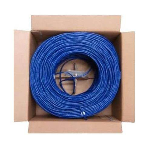 4xem 4XCAT61000BL 1000Ft Cat6 Blue 24Awg Network Utp Solid Cable 350Mhz Life Warr