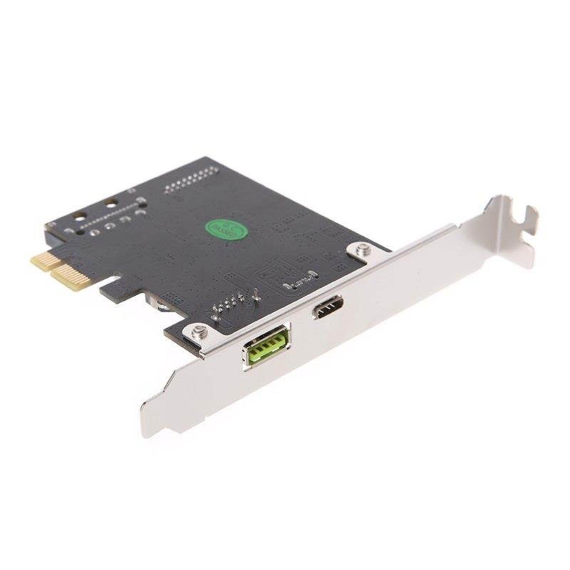 Expansion Card PCI-E Express To USB 3.1 Type-C USB-C Plug Power Charger Expansion Card Adapter hot
