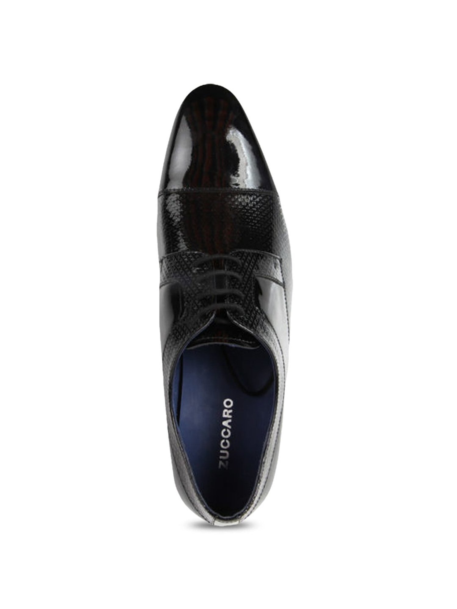 Zuccaro by Regal Black Derby Shoes