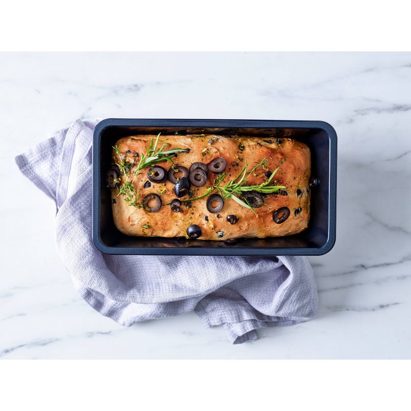 Fat Daddio's BP-SET Anodized Aluminum Bread Pan 2 Piece Set, 7.75 x 3.75 Inches