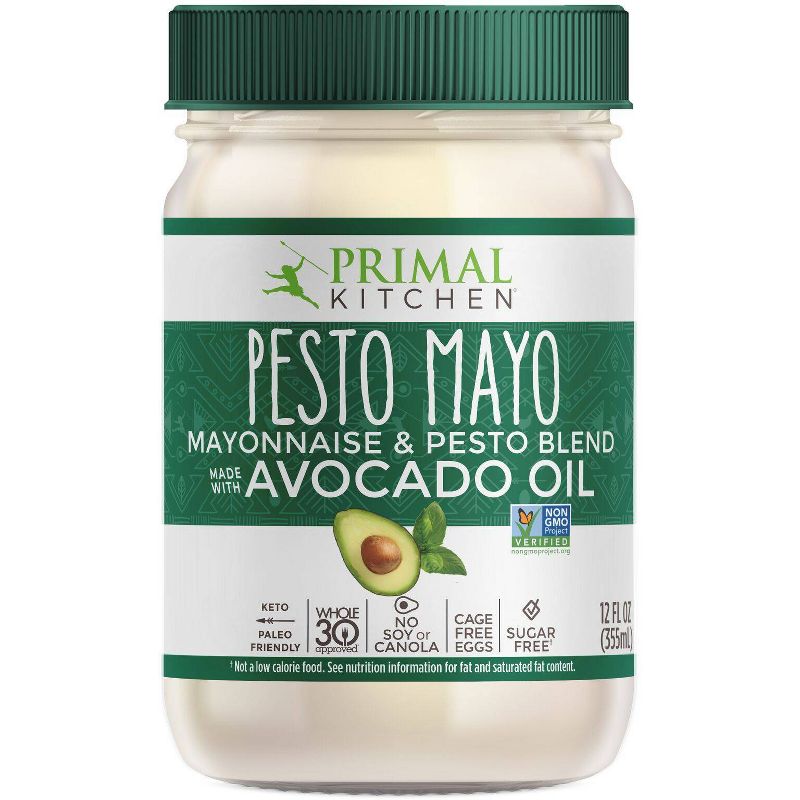 Primal Kitchen Pesto Mayo with Avocado Oil - 12oz