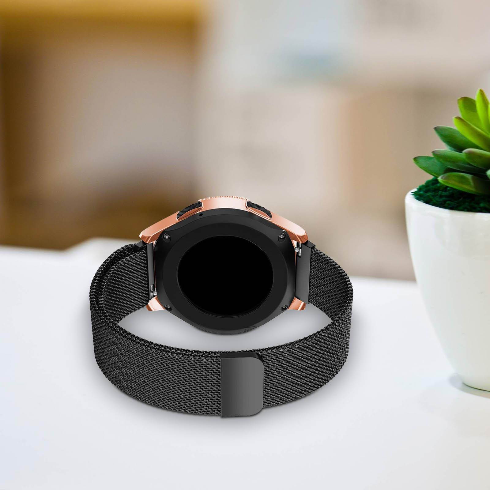 Stainless Steel replacement bracelet for Samsung Galaxy Watch 42 mm - Black