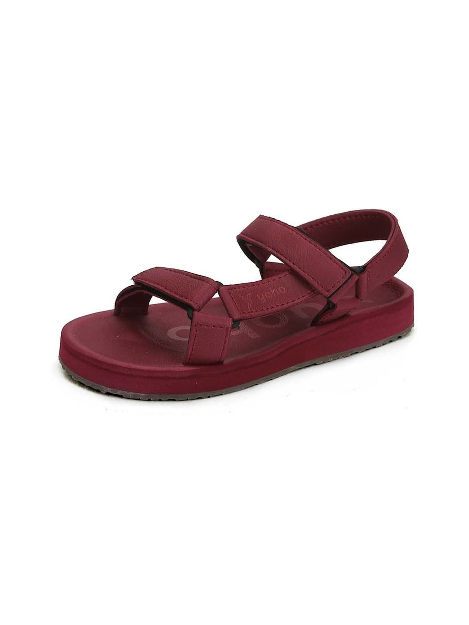Yoho Women's Maroon Floater Sandals