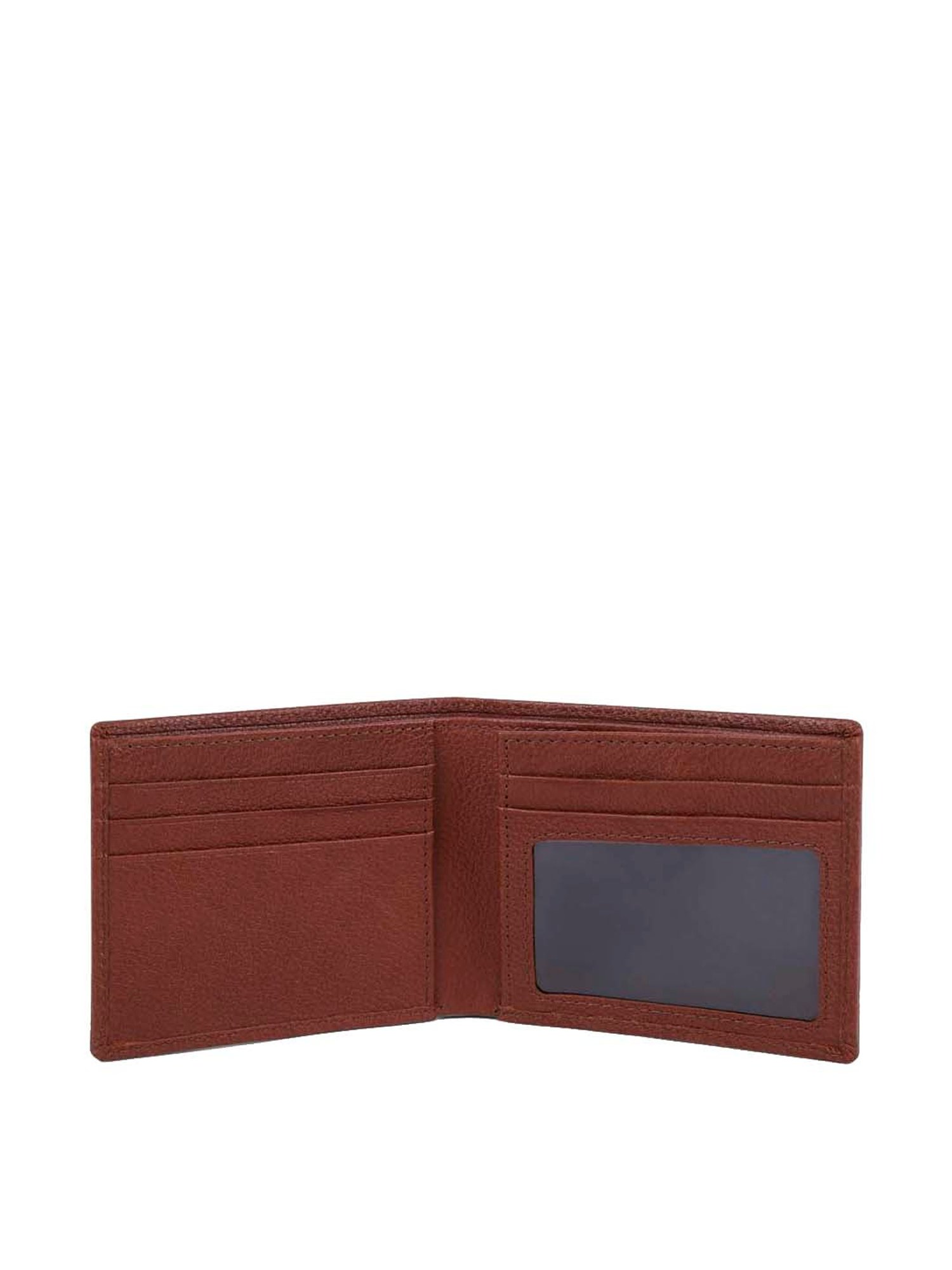 BELWABA Tan Casual Leather Bi-Fold Wallet for Men