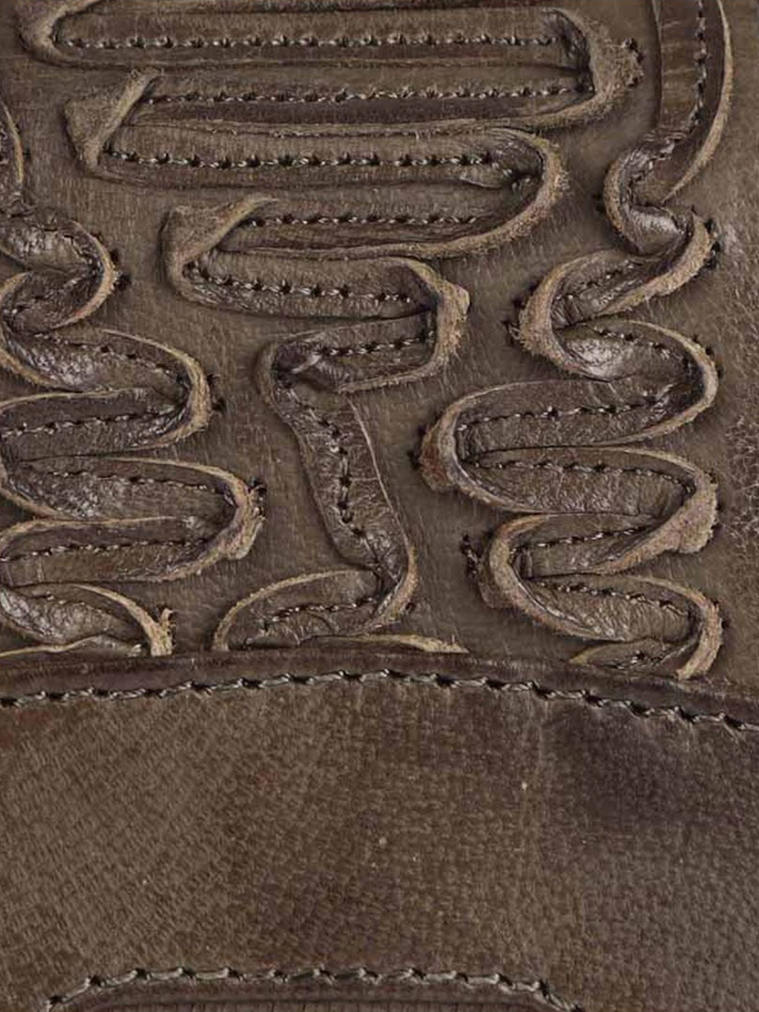 KOMPANERO Marina Moss Green Leather Textured Tri-Fold Wallet